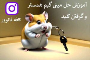 آموزش حل مینی گیم همستر کمبات 11 مرداد و گرفتن کلید - Learning how to solve the hamster mini game and get the key